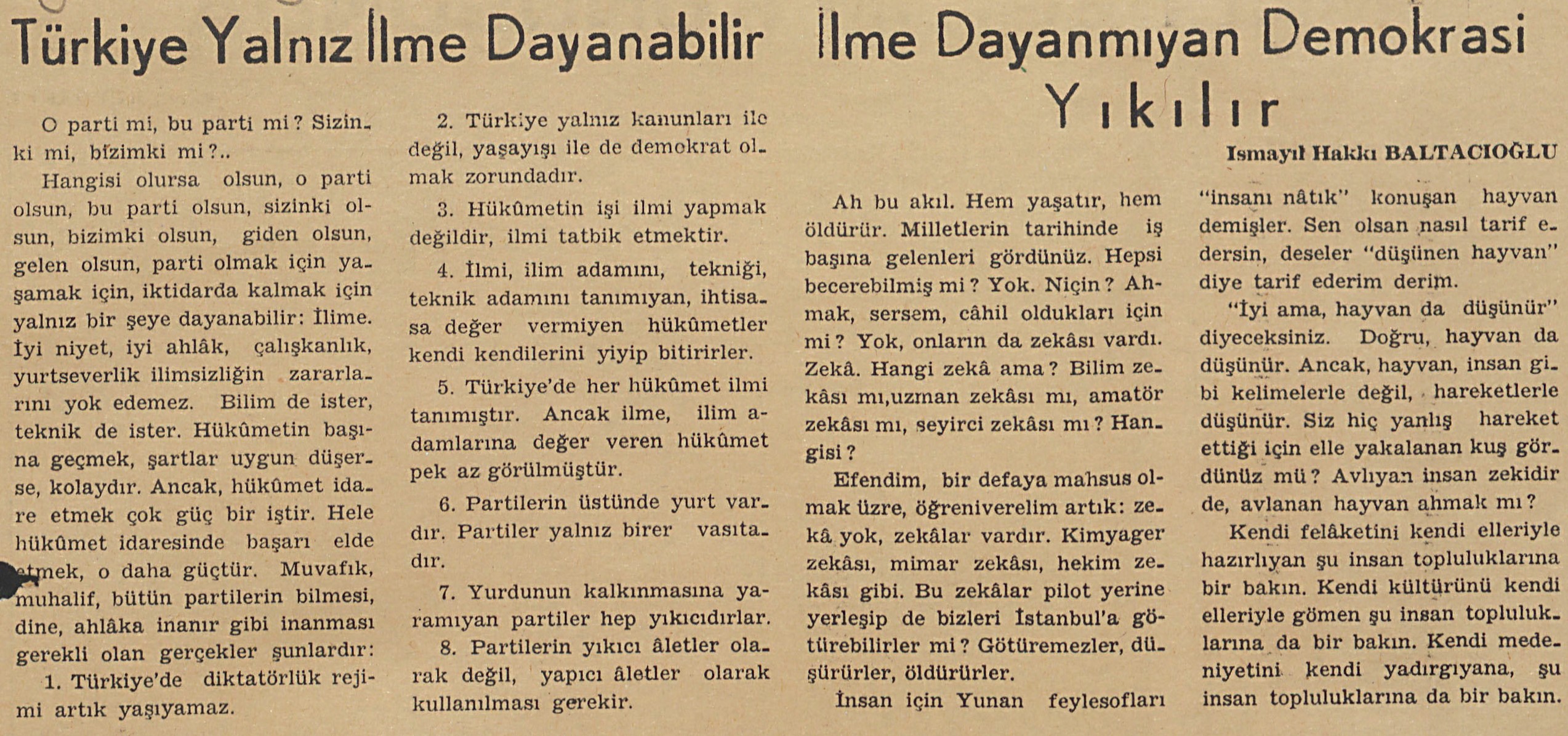 Gençlik, Ekim 1961