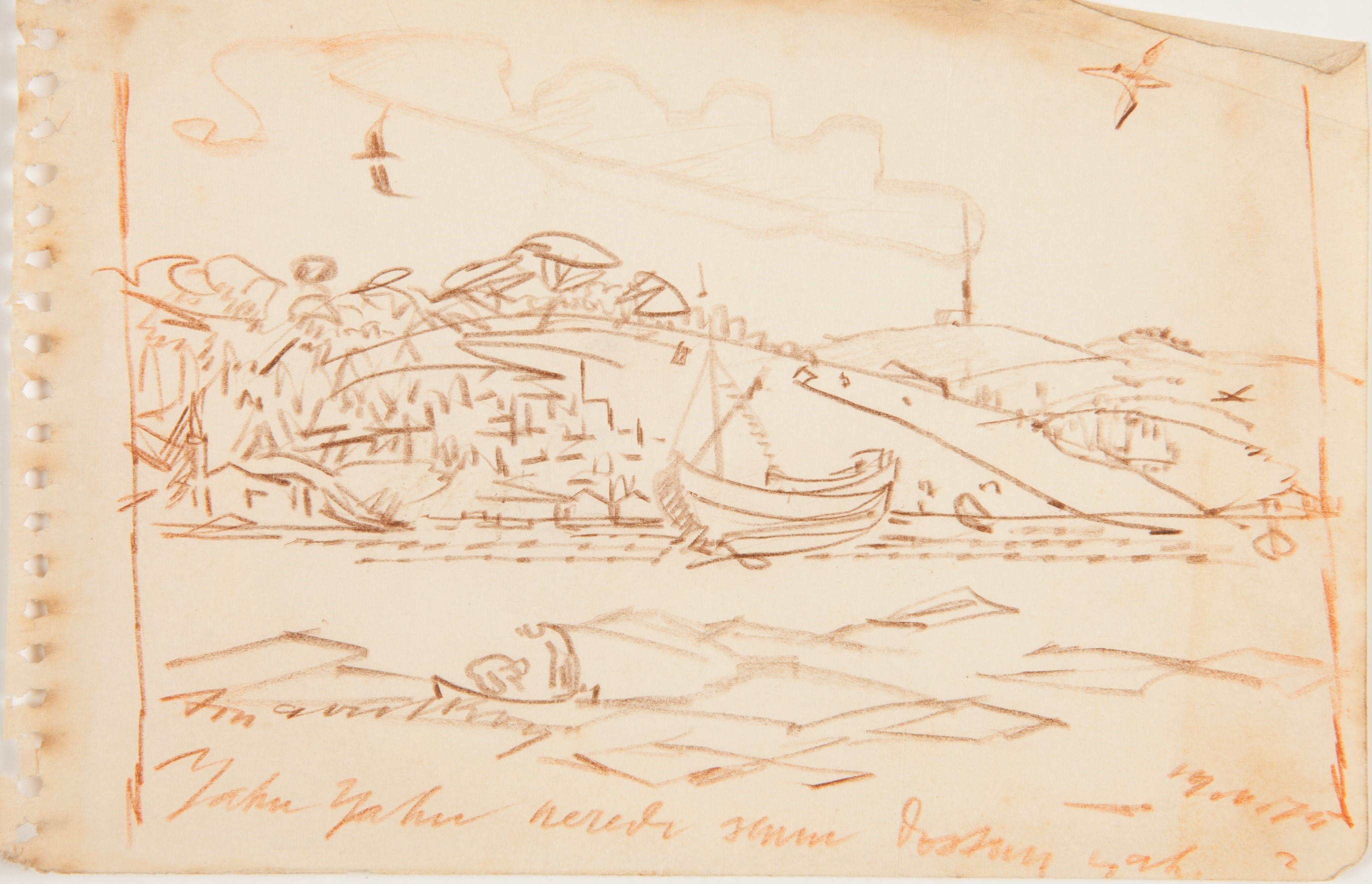 Traugott Fuchs’un bir eskizi