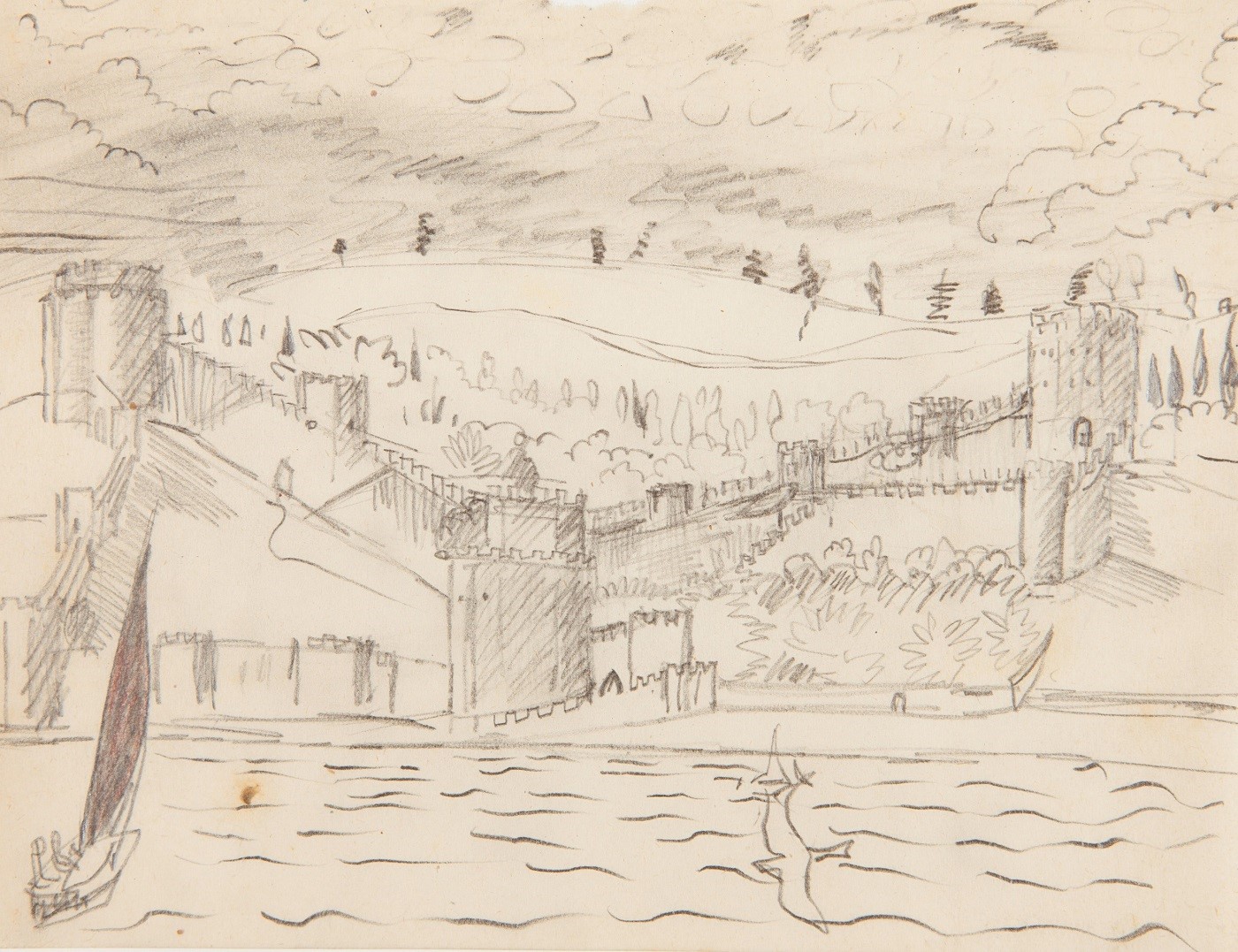 Traugott Fuchs’un bir eskizi