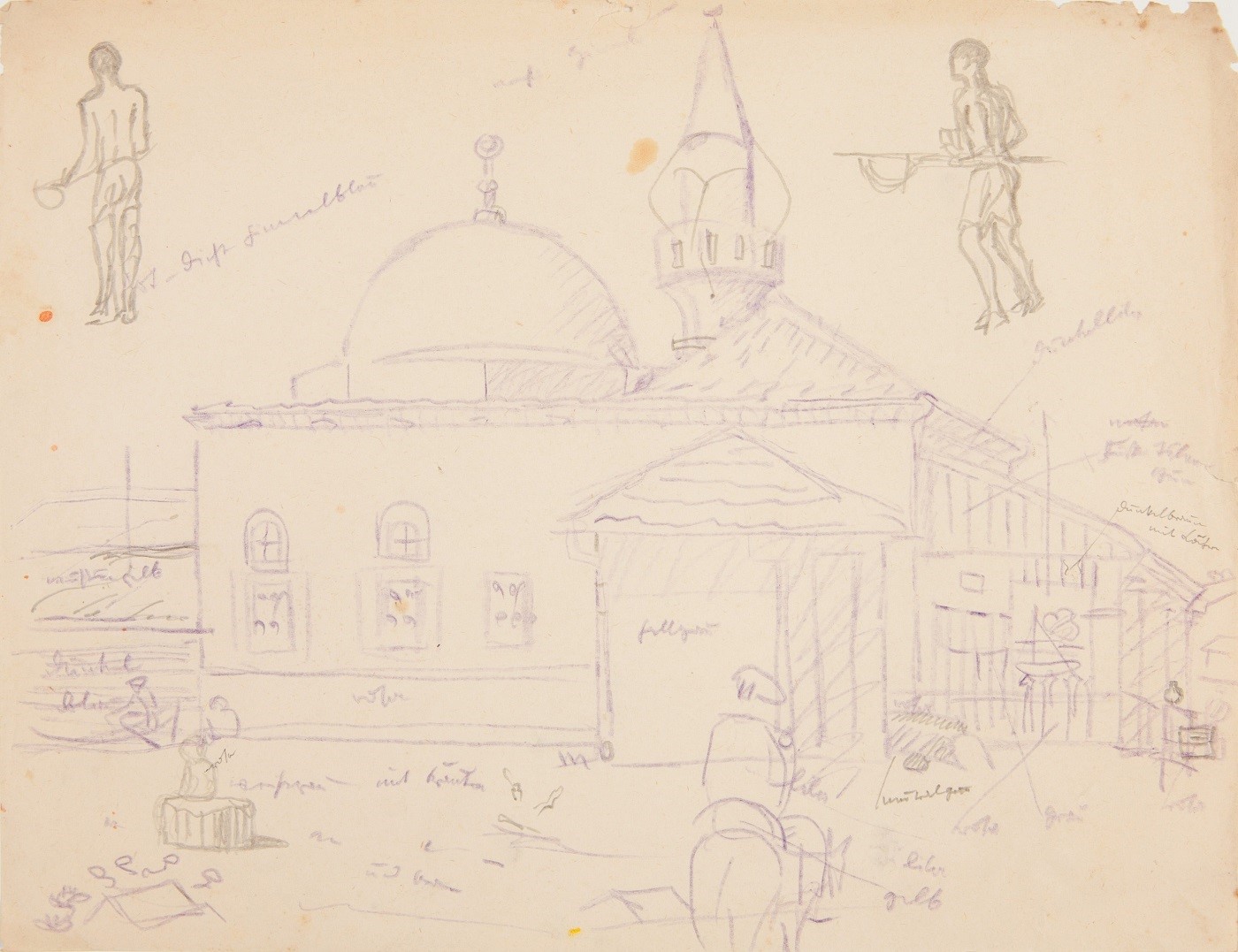 Traugott Fuchs’un bir eskizi