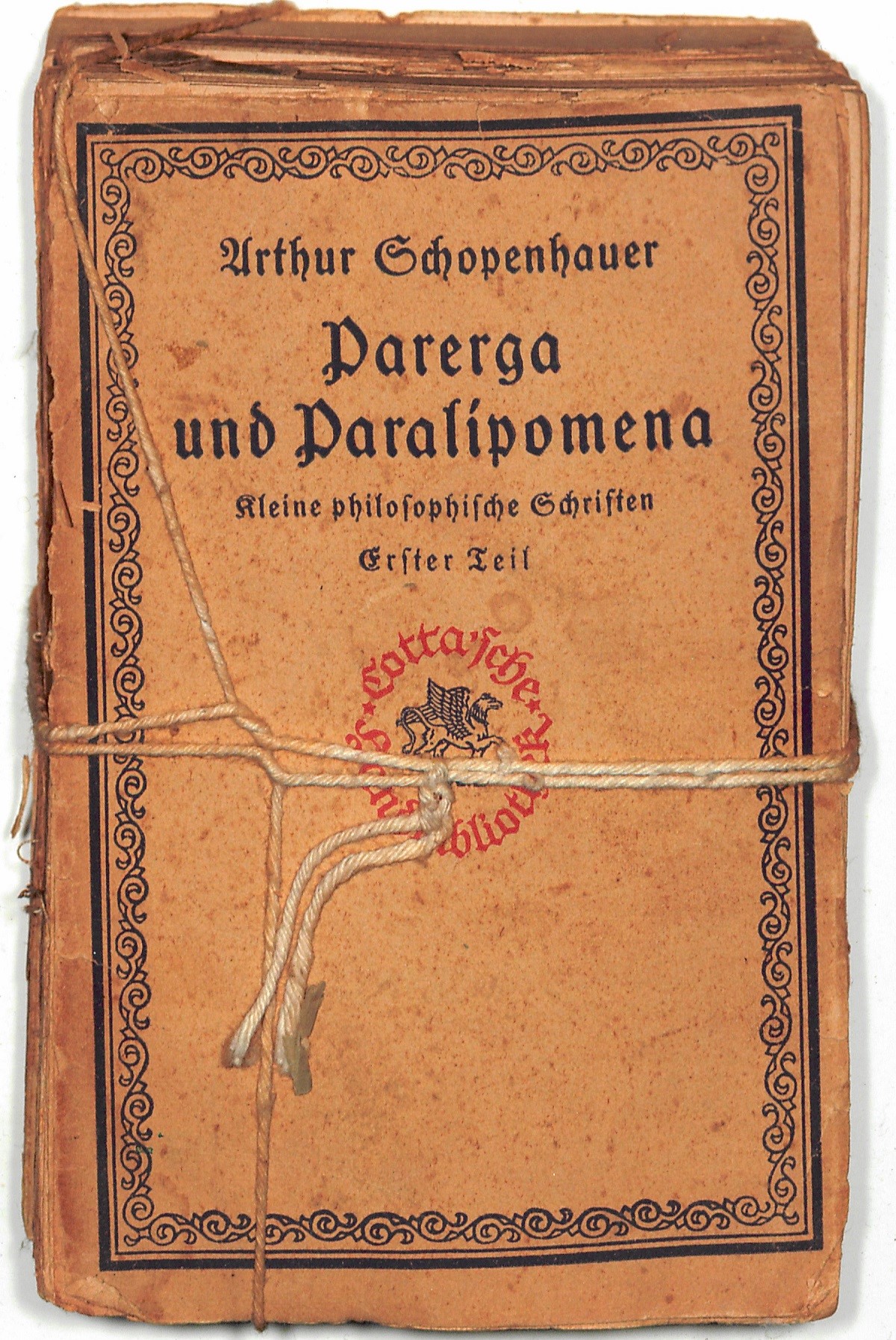 Traugott Fuchs’un kütüphanesinden alınan bir kitap