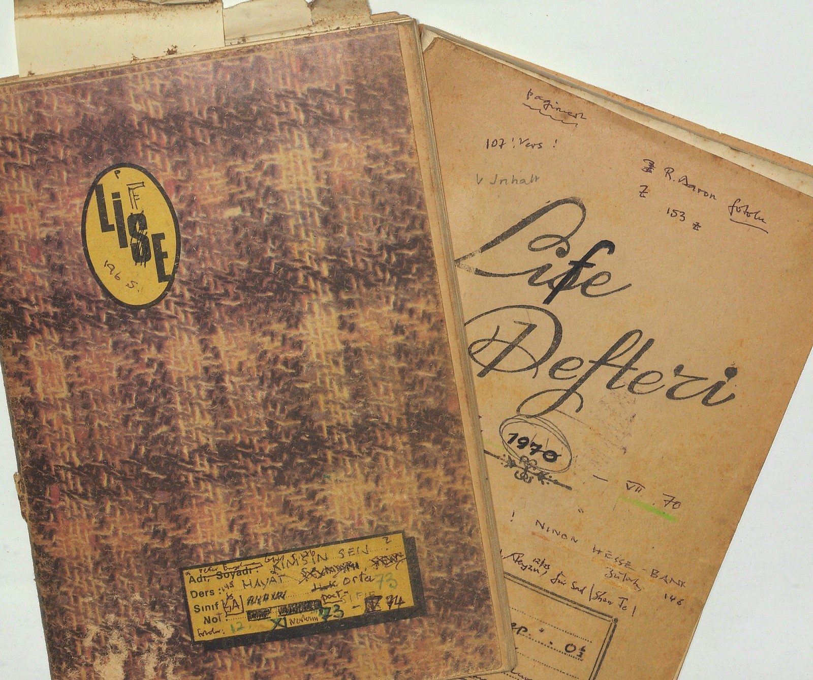 Traugott Fuchs’un 1965 ve 1970 yıllarına ait günlükleri