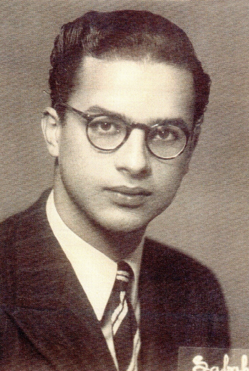 Feza Gürsey’s youth portrait