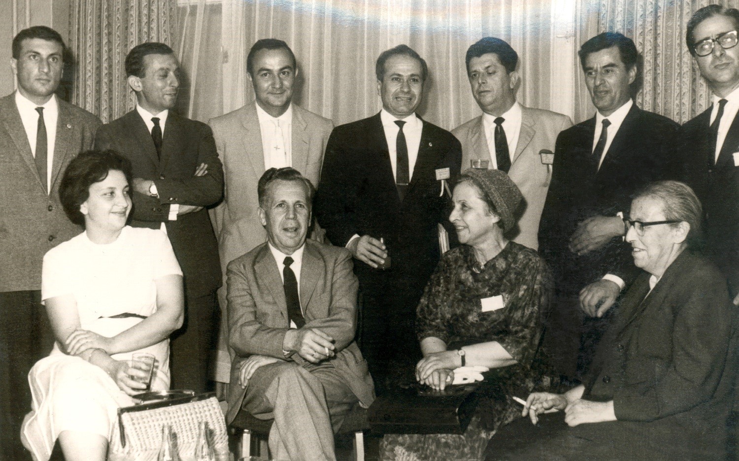 Remziye Hisar with her friends 