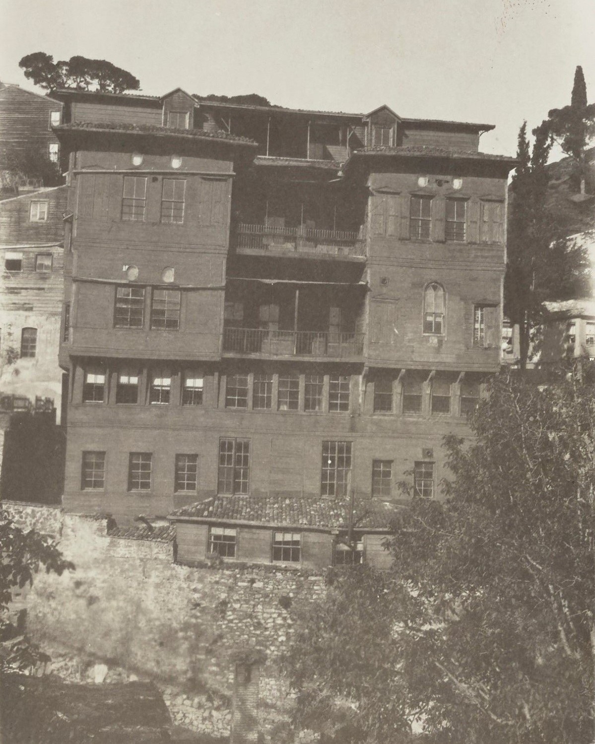 Cyrus Hamlin’in ve Robert Kolej’in orijinal evi (bu bina artık mevcut değil) (foto: A.W. Sellar)