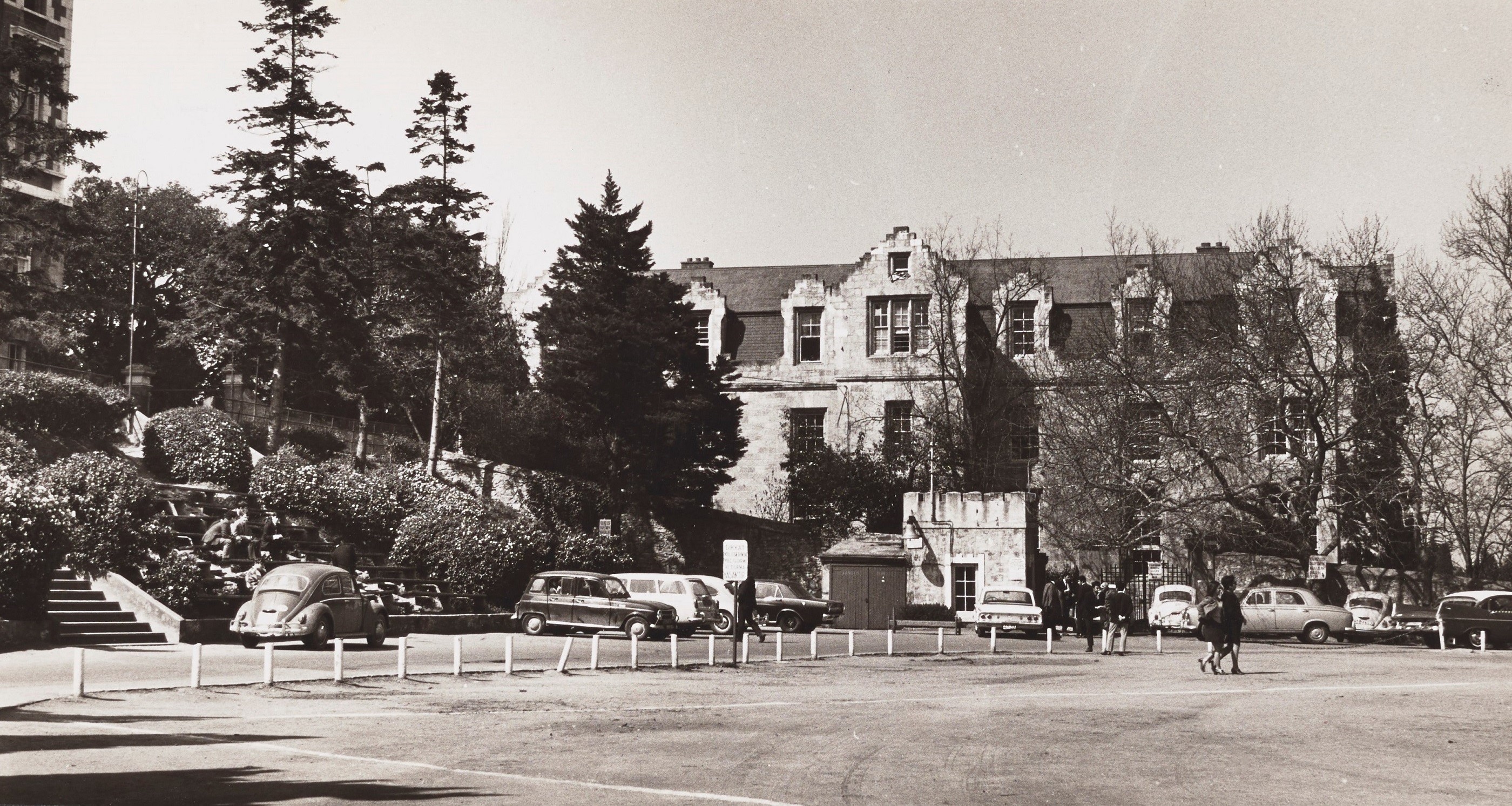 Theodorus Hall, today known as the Girls Dormitory I. CU-RBML, RC Documents