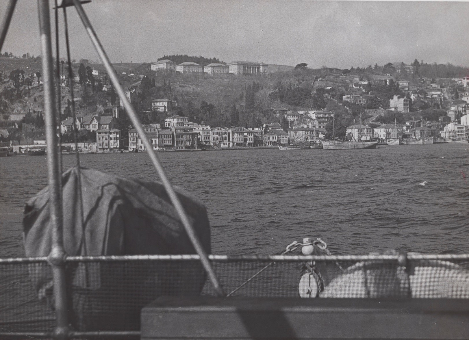View from the Bosphorus of the American College for Girls. CU-RBML, ACG Documents