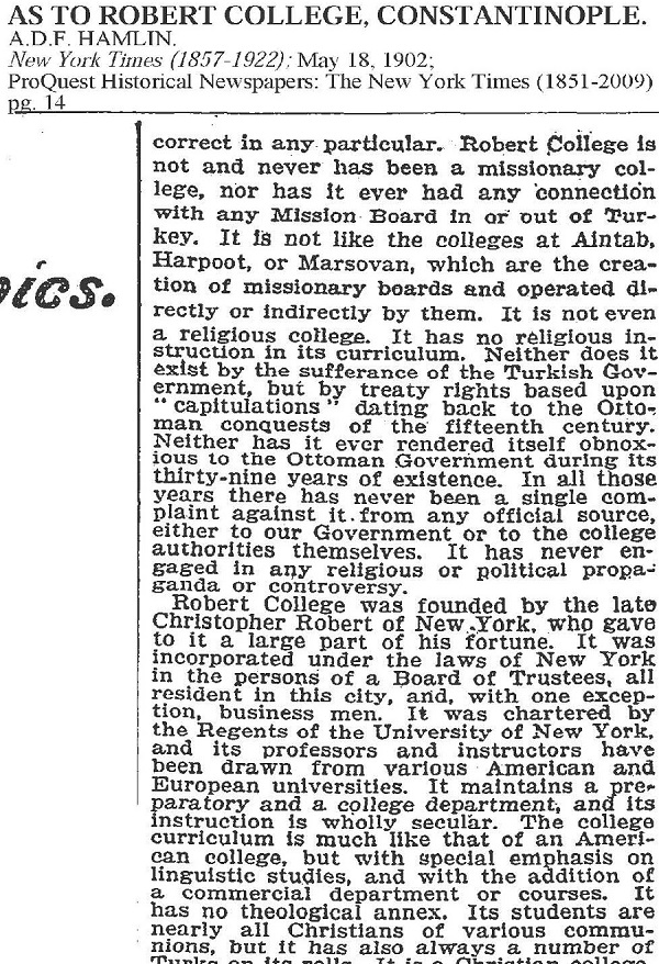 New York Times, 18 Mayıs 1902