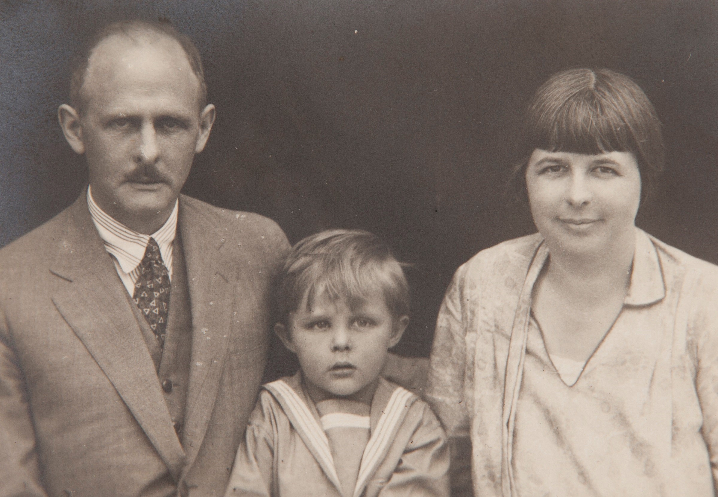 Family photo shot for passport, 1926