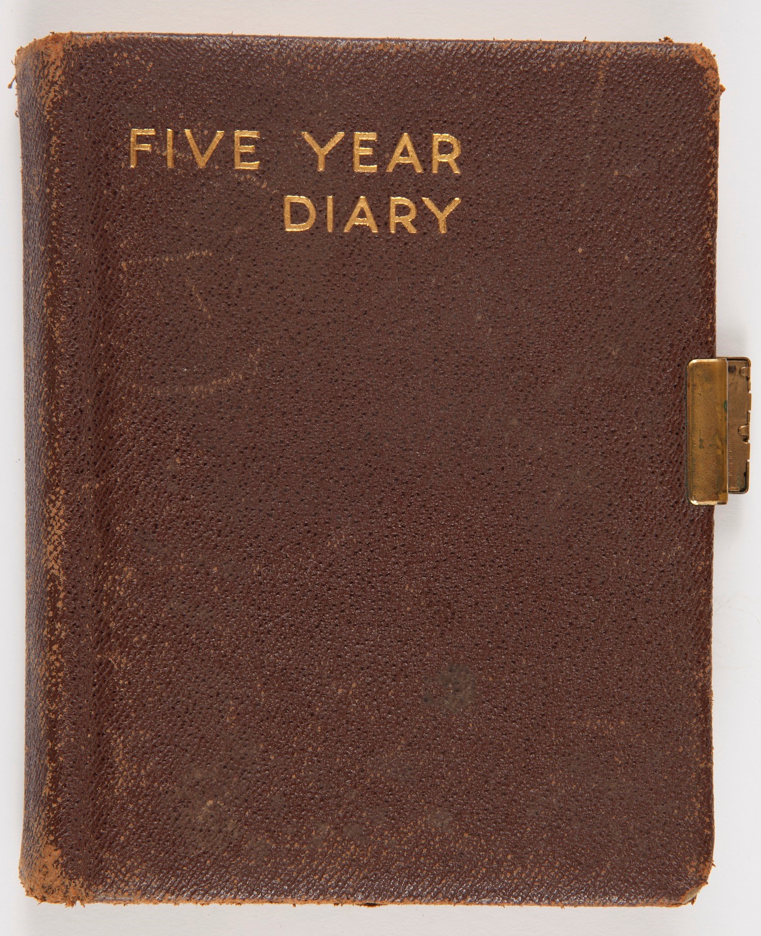 Cover of one of the diaries Eveline Thomson Scott
