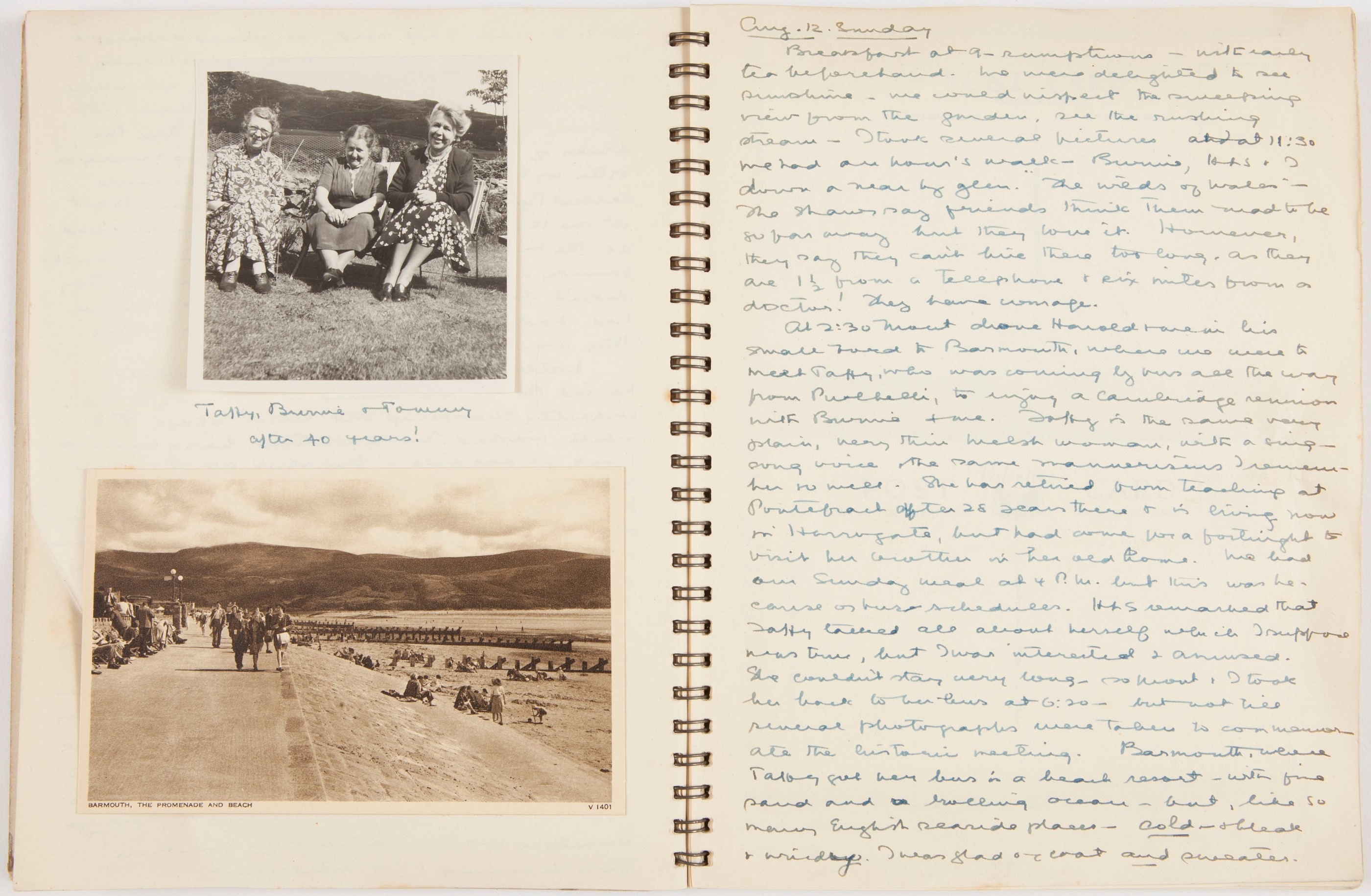 1949 yılında Avrupa ülkelerine yaptığı yaz seyahatinden notlar