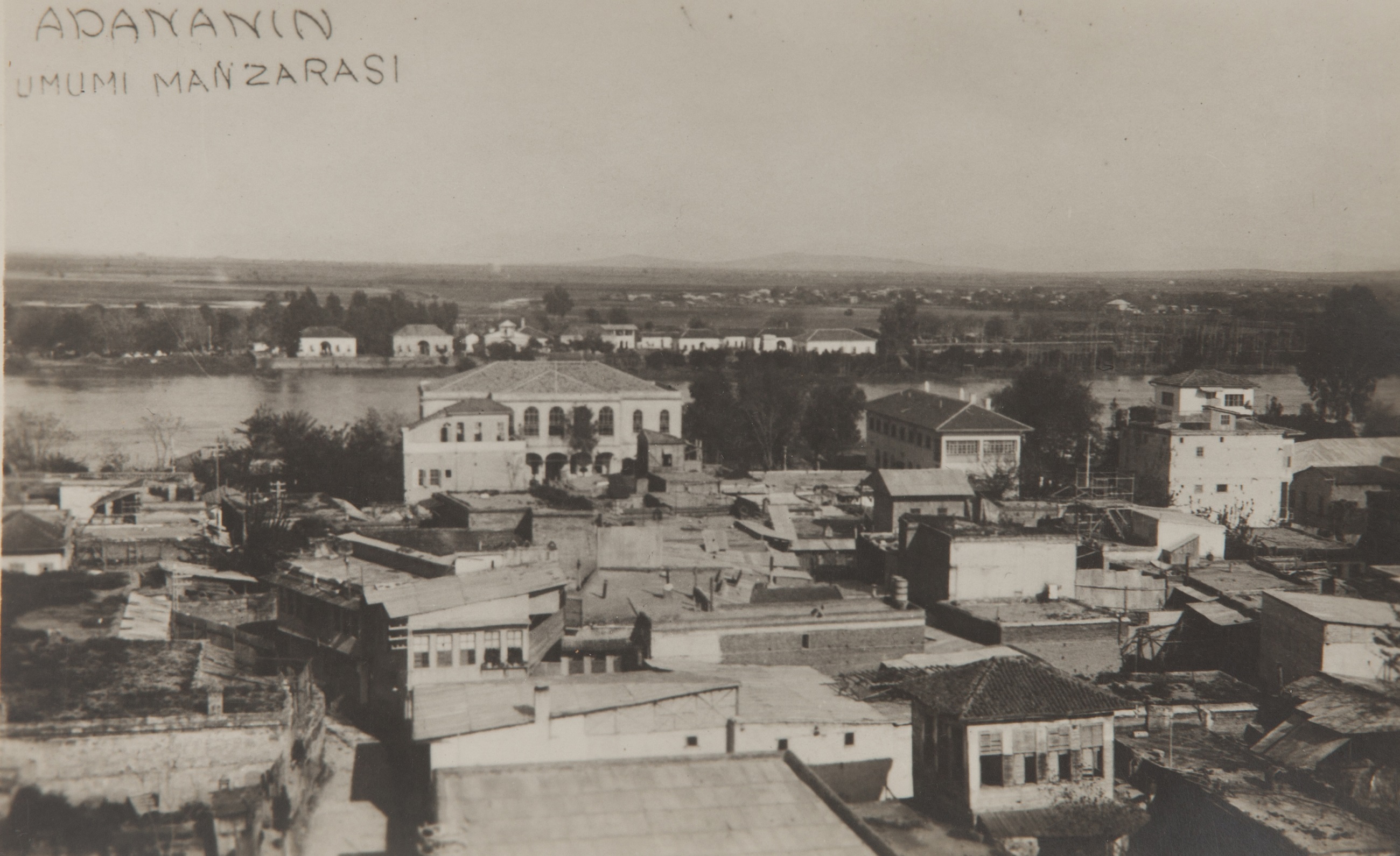 A postcard with the writing “Adana’s Public View”, 1939